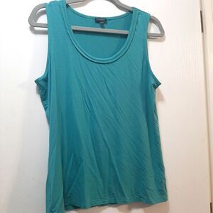 Lands' End Teal Sleeveless Top